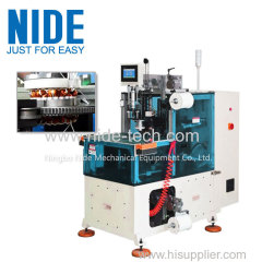 NIDE Automatic Servo Double Sides Stator Winding Lacing Machine for electric motor