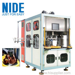 Automatic stator coil winder coil winding and inserting machine for generator motor