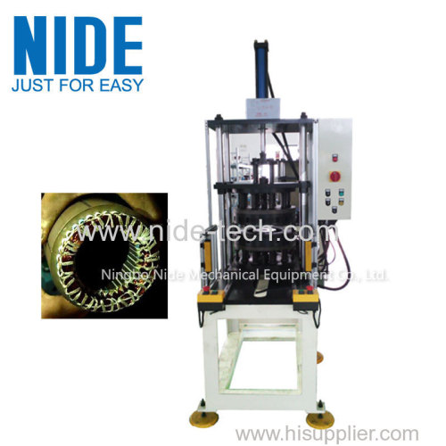 Automatic stator coils shape expanding and forming machine