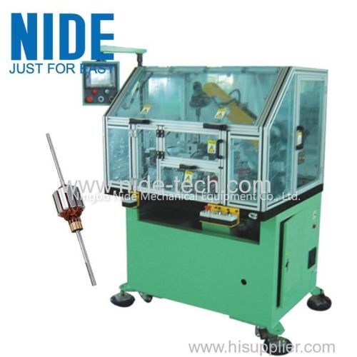 Eelctric motor cummutator armature rotor turning machine equipments