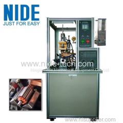 Full automatic Armature commutator spot welding and fusing machine for motor rotor