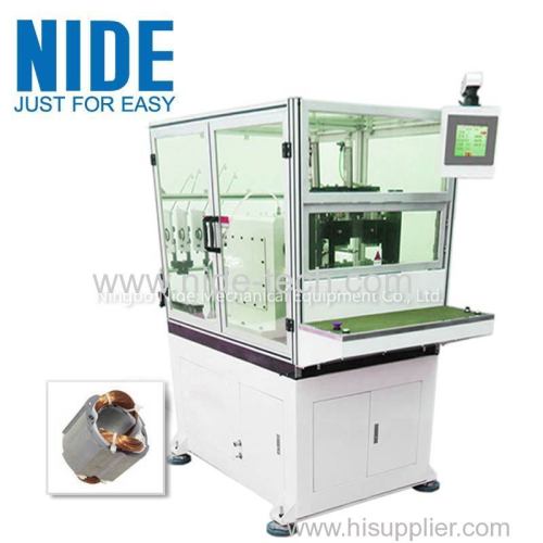 NIDE transformer stator coil winding machine for 2 poles stator winding