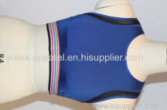 bra with colored fish nylon strip