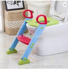 Eco-Friendly Plastic Baby Potty Toilet Training Foldable Potty Ladder