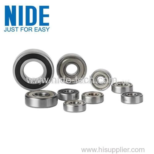 motor component Low Noise Sealed Motor Deep Groove Ball Bearings