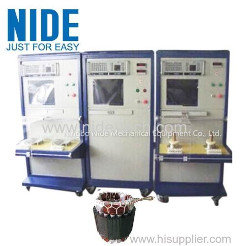 insulation resistance DC resistance surge test stator testing table equipment machine