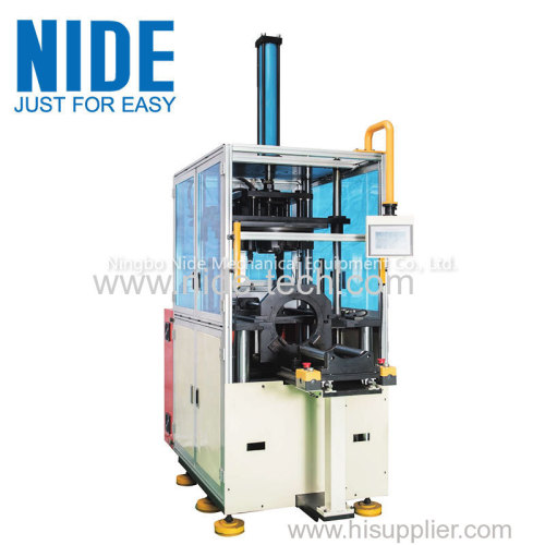 Automatic stator final forming machine with protector