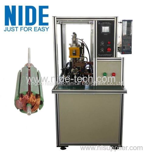 COMMUTATOR WELDING MACHINE HOT STACKING MACHINE WITH MIYACHI CONTROLLER