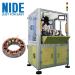 TWO STATION MULTIPOLE STEPPING MOTOR BRUSHLESS MOTOR FAN MOTOR STATOR WINDING MACHINE