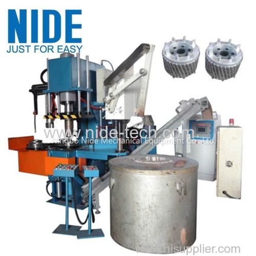 Automatic four working station armature aluminum rotor die casting machine