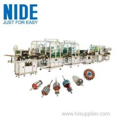 High Effiecency armature Winding Machine Rotor Manufacturing Assembly Line