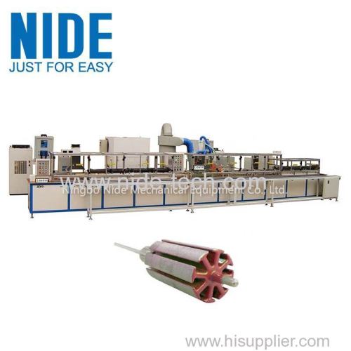 automatic armature powder coating equipment rotor Electrostatic powder coating oven machine