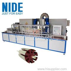 Servo epoxy powder coating machine With the touch screen for armature rotor
