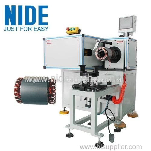 Horizontal Single Side Stator Winding Lacing Machine