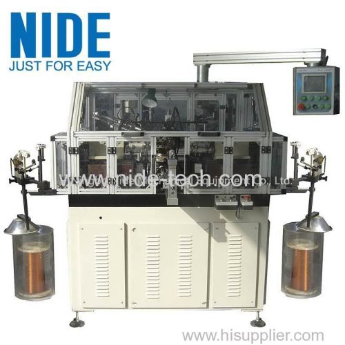 Power tool motor armature coil wire making machine