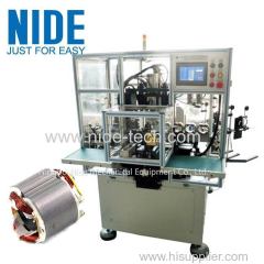 DOUBLE STATION 2 POLES STATOR WINDING MACHINE