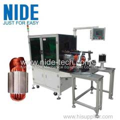 Automatic stator coil and wedge inserting machine