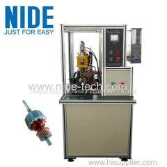 Armature commutator spot welding equipment fusing machine for rotor