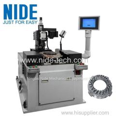 Vertical type rotor automatic armature balancing correction machine