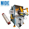 Single phase induction motor stator coil winding inserting machine