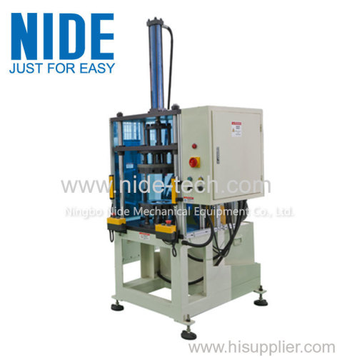 NIDE Full-automatic small stator final forming machine with hydraulic system and PCL program