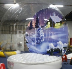 Christmas decoration inflatable snow globe