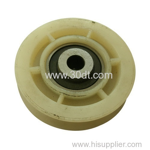 Mitsubshi Elevator Lift Spare Parts White Roller