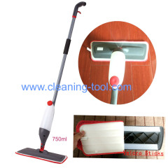 Hard Floor Spray Mop Water Spraying Cleaner Microfibre Cleaning Pad Wood Tiles