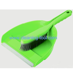 Rubber Brush and Dustpan Set