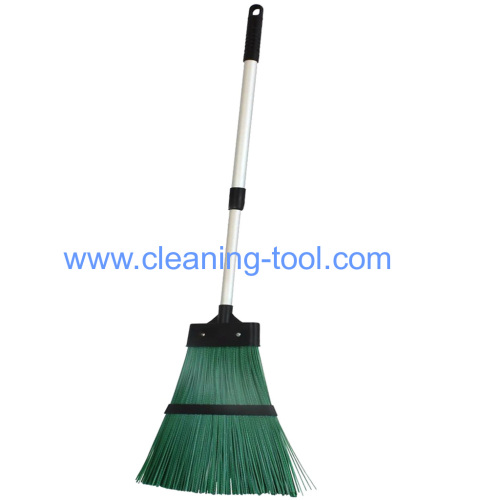 Garden Broom Hard Bristled Brush Collector With Extendable Handle