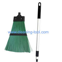 Garden Broom Hard Bristled Brush Collector With Extendable Handle