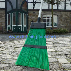 Garden Broom Hard Bristled Brush Collector With Extendable Handle