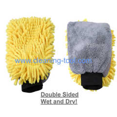 Waterproof Car Wash Mitt Microfiber Glove