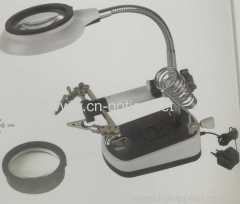 HIGH MAGNIFICATION WITH AUXILIARY CLAMP LED MAGNIFIER
