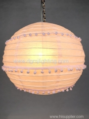 Pink Paper Lantern Pendant Lamp D350mm*H350mm