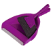 dustpan and foam brush set