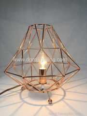 Bremen Geometric Table Lamp Copper