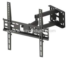 Articulating Dual Arm Tilt TV Wall Mount Bracket