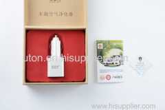 Car Plug in Air Purifier Ionizer Deodorizer and Ionic Air Freshener Remove Pollen Cigarette Smoke and Bad Odors