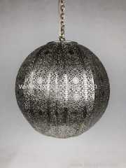 Aria Lace Ball Pendant Copper With Black D300mm