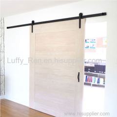 Amazon hot sale Carbon Steel matte black barn door roller guide sliding door fitting wardrobe sliding door fittings