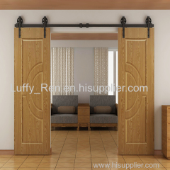 American style barn door hardware/country style barn door hardware Proper price top quality wooden sliding door
