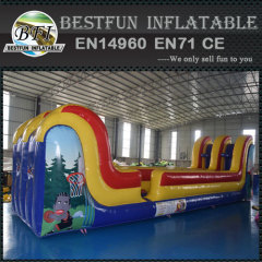 Inflatable bungee run sports game