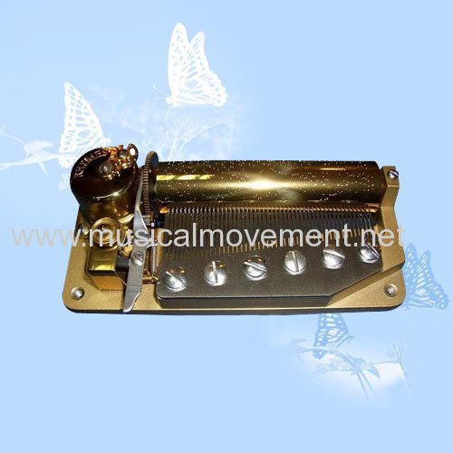 Wind up Musical Box Mechanism Yunsheng 50 Note