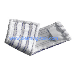 Microfiber Flat Mop Refil with Nylon Stripes