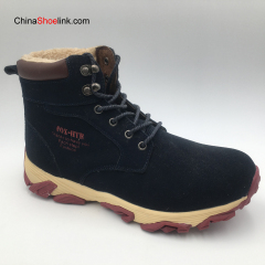 Wholesale Comfortable Men's Winter Leather Snow Boots