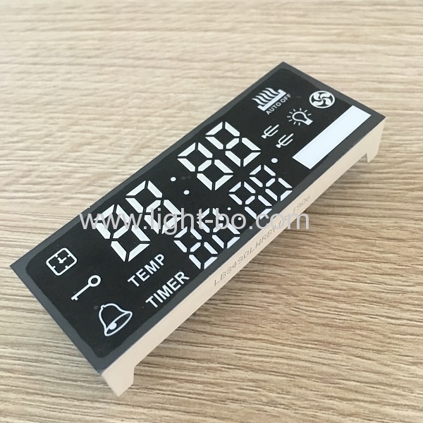 Custom design multicolour 7 Segment LED Dispaly module for oven timer controller