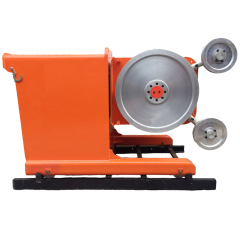 New hydraulic cutting marble rock diamond wire saw machine