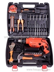 19PCS tool kits(including Cr-plating drill bit5.6.8 )