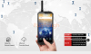 9000mAh anti explosion ATEX DMR 2w walkie talkie rug=gged phone 6G 128G SMARTPHONE RUGTOUGH